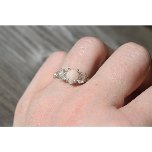 alternative raw diamond engagement ring raw crystal size 4 5 6 7 8 8 9 10 11 12 - Picture 3 of 6